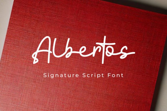 Albertos: The Signature Script Font for Elegant Branding