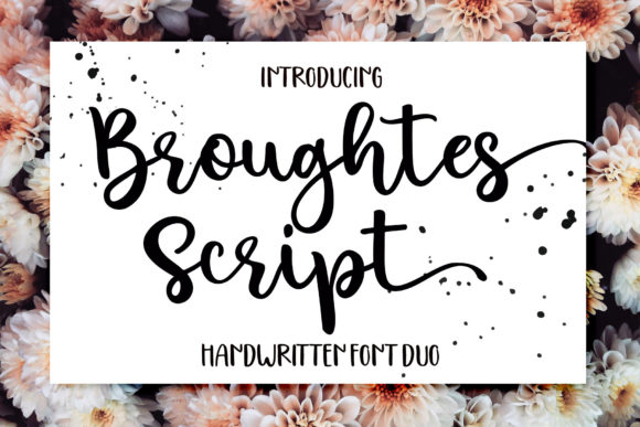 Broughtes: A Script Font for Modern Branding