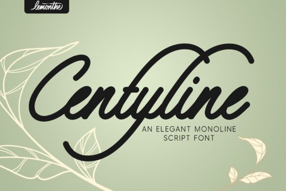 Centyline: The Modern Script for Polished Design