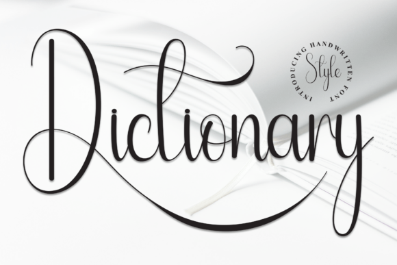 Dictionary Font: Blending Modern Elegance with Playful Charm