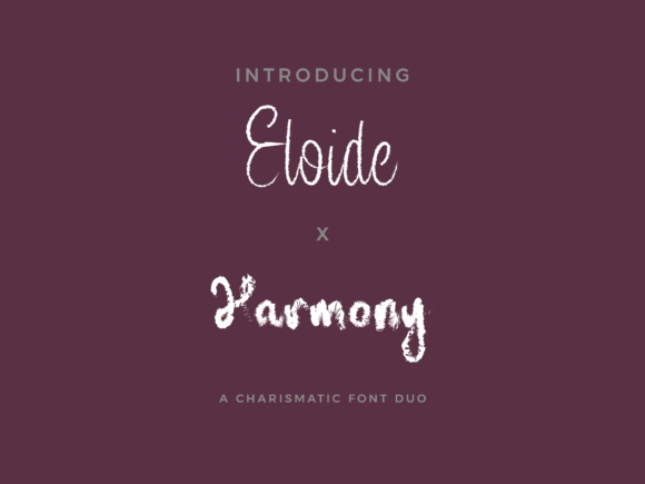 Eloide X Harmony Duo: Your New Favorite Creative Fonts