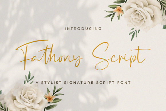 Fathony: The Script Font That Adds Instant Class