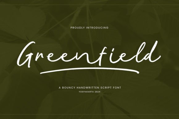Greenfield: The Bouncy Script Font for Authentic Design
