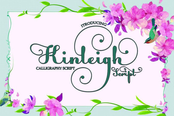 Kinleigh: A Dainty Script Font for Elegant Designs