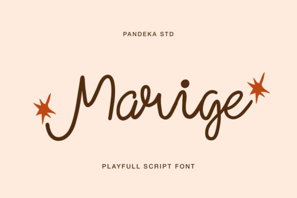 Marige: A Playful Handwritten Font for Creative Projects