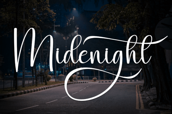 Midenight: Unveiling the Flow of Modern Calligraphy