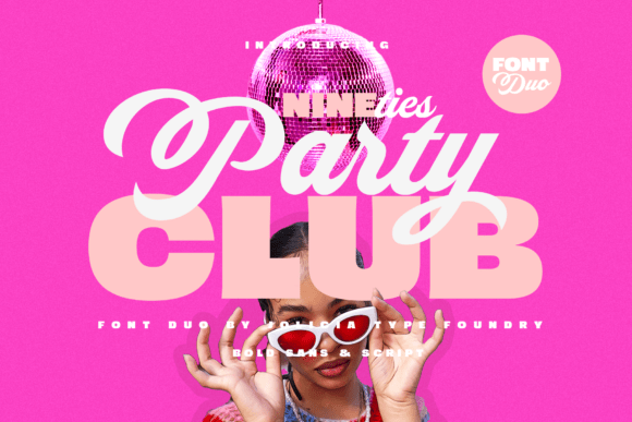 Nineties Party Club: A Bold Retro Font Duo