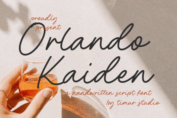 Orlando Kaiden: The Modern Handwritten Script Font
