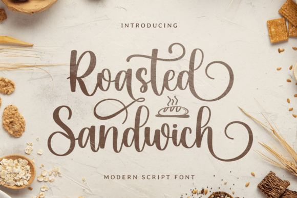 Roasted Sandwich: The Script Handwritten Font with Heart