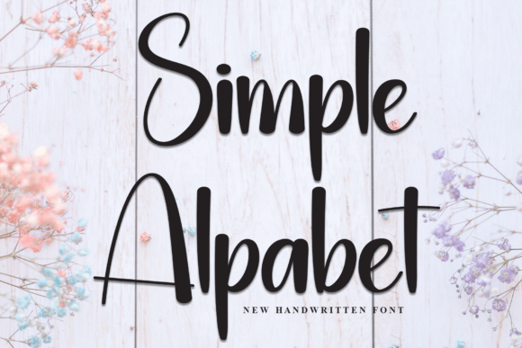 Simple Alpabet: A Handwritten Font with Natural Charm