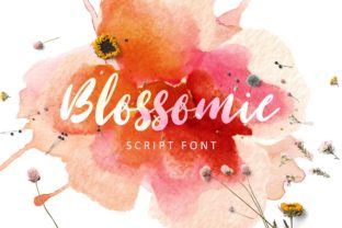 The Hand Painted Elegance of Blossomie Font