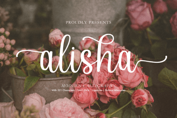 The Handwritten Charm of Alisha Font for Modern Designers