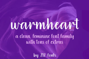 Warmheart: A Font Family for Authentic Brand Connection