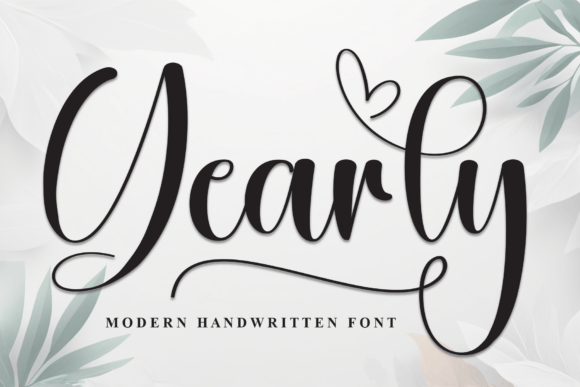 Yearly: The Modern Script Font for Authentic Design
